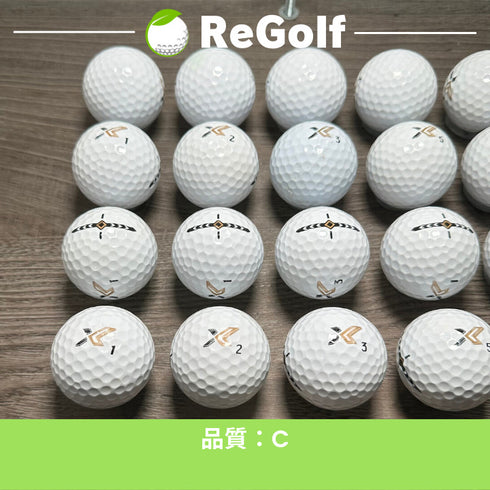 【中古】 ロストボール XXIO ゼクシオ リバウンドドライブ ホワイト Xマーク 20球 Cランク ゴルフボール リゴルフ